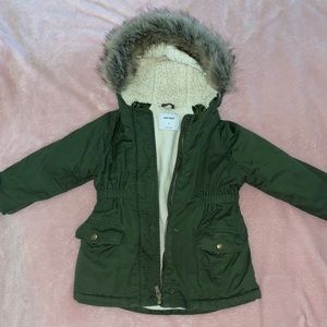 VGUC MILITARY FUR TRIM COAT